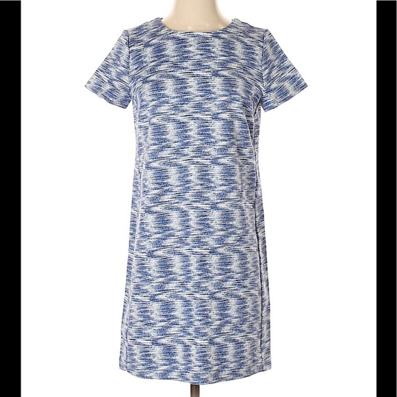 Loft Tweed Work Shift Dress Size 2P - Picture 1 of 5